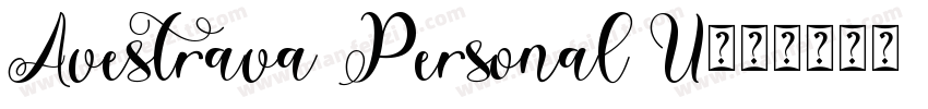 Avestrava Personal U字体转换